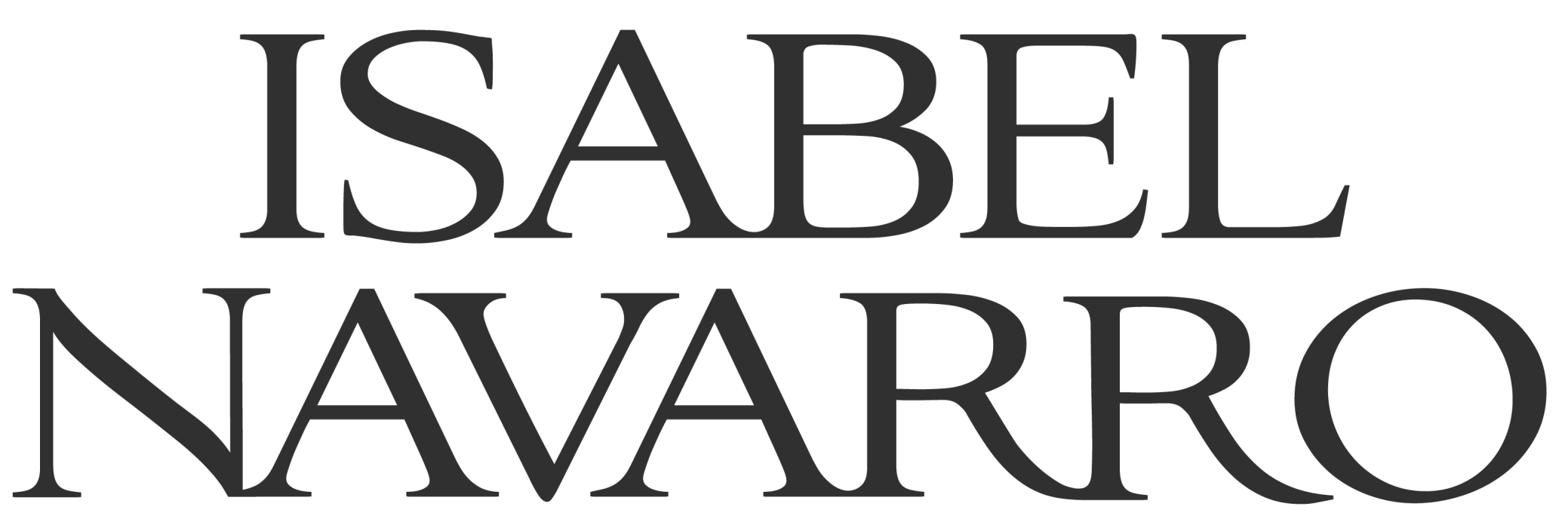 Isabel Navarro-logo-letras en negro